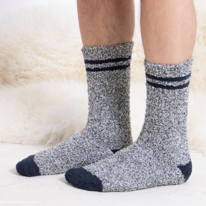 totes toasties® Mens Super Soft Cosy Socks (Triple Pack) Navy Mix Extra Image 3